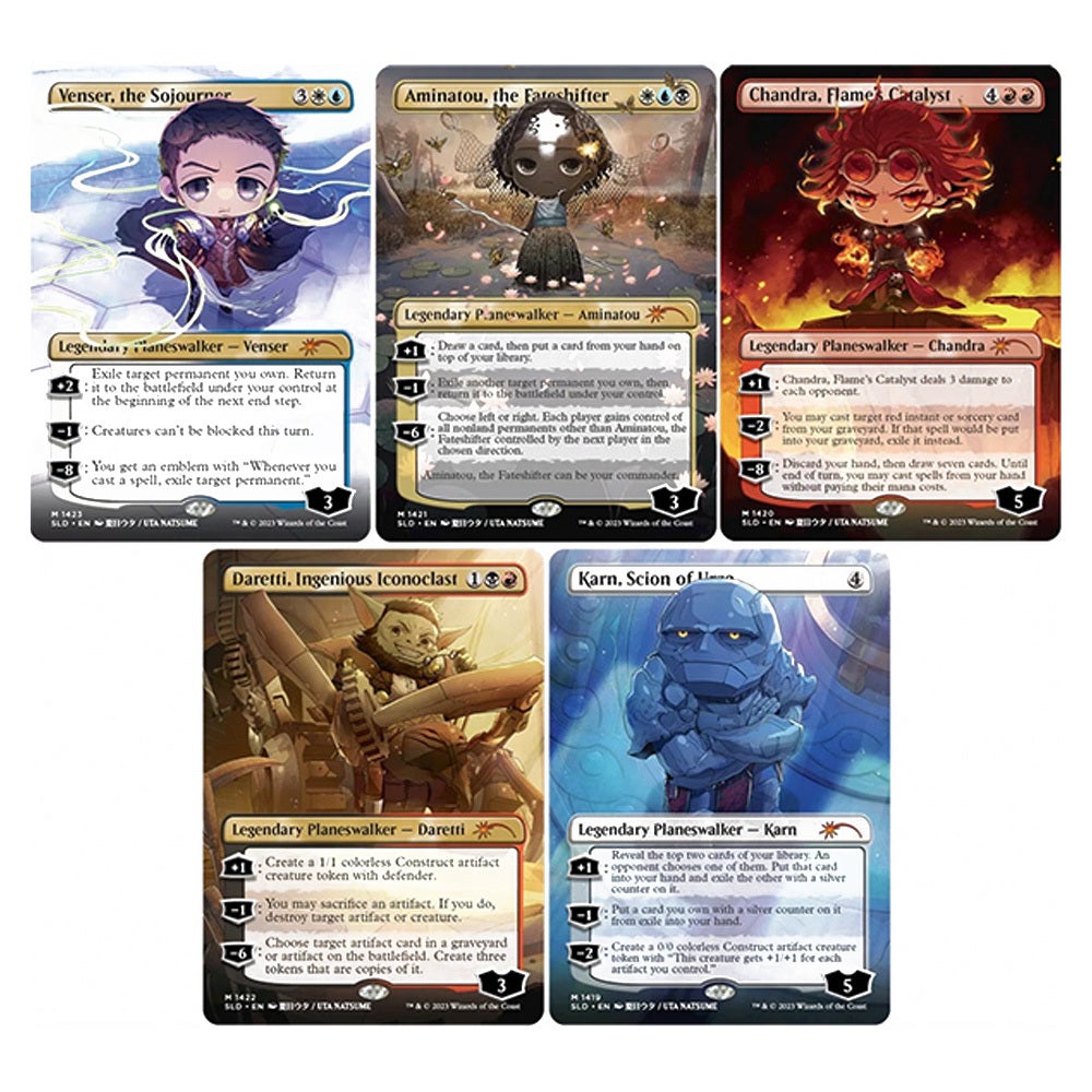 Secret Lair Li'l'est Walkers Foil版 MTG foil版 secret lair LI'L'EST WALKERS